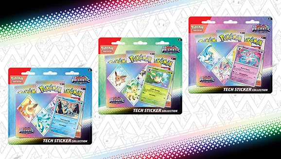 Scarlet & Violet—Prismatic Evolutions Tech Sticker Collection — Pokémon TCG Sticker Collection