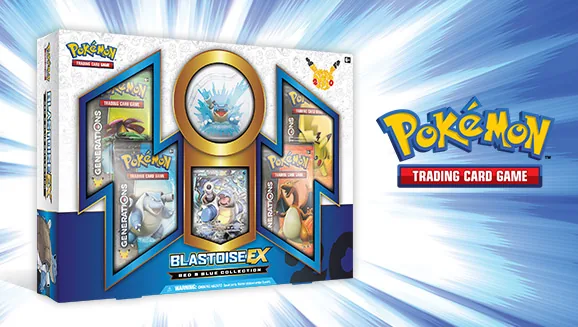 Red & Blue Collection—Blastoise-EX — Pokémon TCG Collection / Box