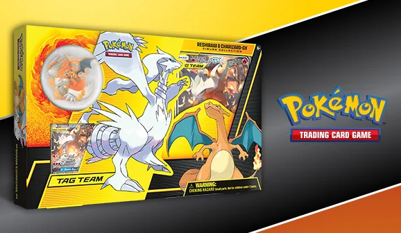 Reshiram & Charizard-GX Figure Collection — Pokémon TCG Figure Collection