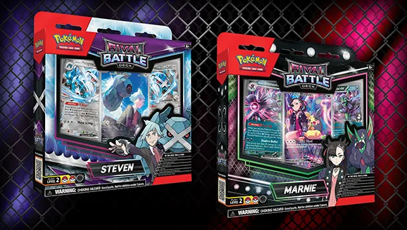 Rival Battle Deck—Marnie & Rival Battle Deck—Steven — Pokémon TCG Battle Deck