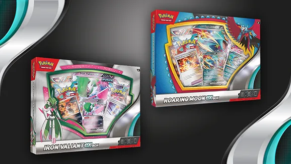 Roaring Moon ex Box Pokémon TCG: Iron Valiant ex Box — Pokémon TCG Collection / Box