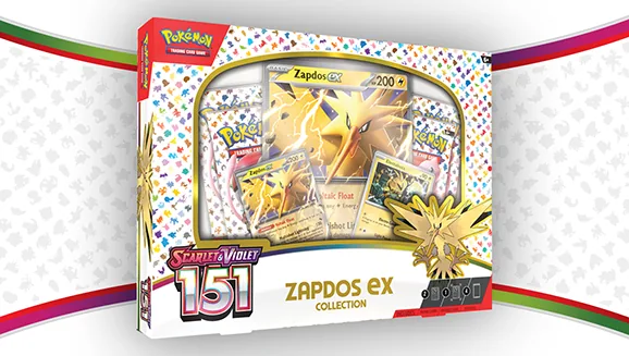 Scarlet & Violet—151 Collection—Zapdos ex — Pokémon TCG Collection / Box
