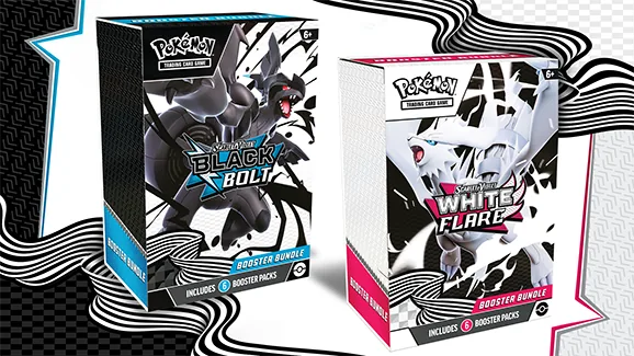 Scarlet & Violet—Black Bolt and White Flare Booster Bundles — Pokémon TCG Booster Bundle