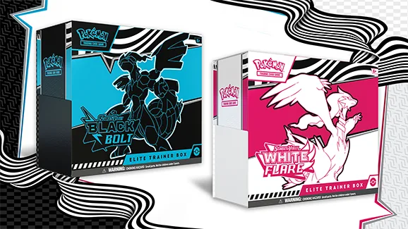 Scarlet & Violet—Black Bolt Elite Trainer BoxPokémon TCG: Scarlet & Violet—White Flare Elite Trainer Box — Pokémon TCG Elite Trainer Box