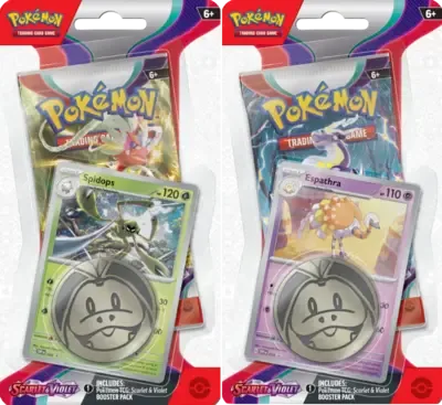 Scarlet & Violet Checklane Blister — Pokémon TCG Sleeved Booster
