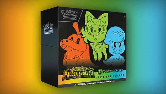 Scarlet & Violet—Paldea Evolved Pokémon Center Elite Trainer Box — Pokémon TCG Elite Trainer Box