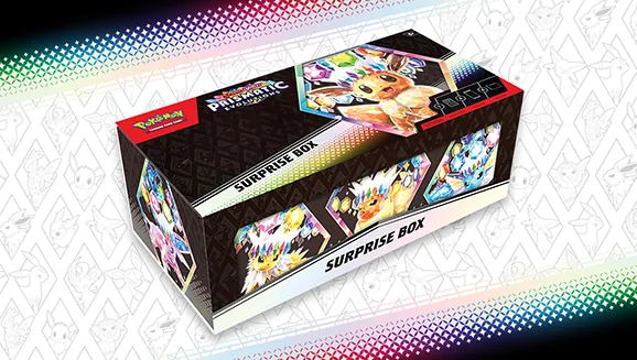 Scarlet & Violet—Prismatic Evolutions Surprise Box — Pokémon TCG Collection / Box