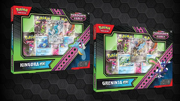 Scarlet & Violet—Shrouded Fable Kingdra ex Special Illustration Collection Pokémon TCG: Scarlet & Violet—Shrouded Fable Greninja ex Special Illustration Collection — Pokémon TCG Collection / Box