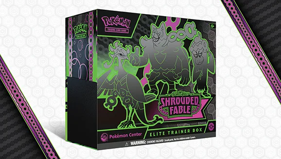 Scarlet & Violet—Shrouded Fable Pokémon Center Elite Trainer Box — Pokémon TCG Elite Trainer Box