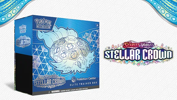 Scarlet & Violet—Stellar Crown Pokémon Center Elite Trainer Box — Pokémon TCG Elite Trainer Box