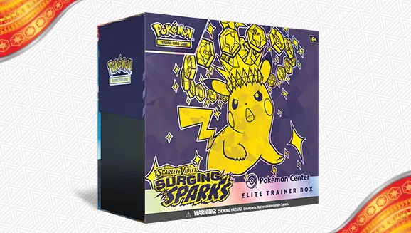 Scarlet & Violet—Surging Sparks Pokémon Center Elite Trainer Box — Pokémon TCG Elite Trainer Box