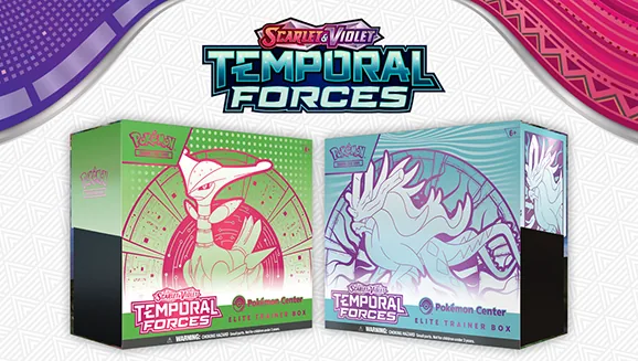 Scarlet & Violet—Temporal Forces Pokémon Center Elite Trainer Box — Pokémon TCG Elite Trainer Box