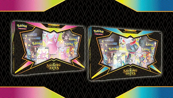 Shining Fates Premium Collection—Shiny Crobat VMAX Pokémon TCG: Shining Fates Premium Collection—Shiny Dragapult VMAX — Pokémon TCG Premium Collection