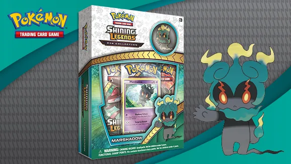 Shining Legends Pin Collection—Marshadow — Pokémon TCG Pin Collection