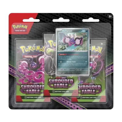 Shrouded Fable Three-Pack Blister — Pokémon TCG Three-Pack Blister