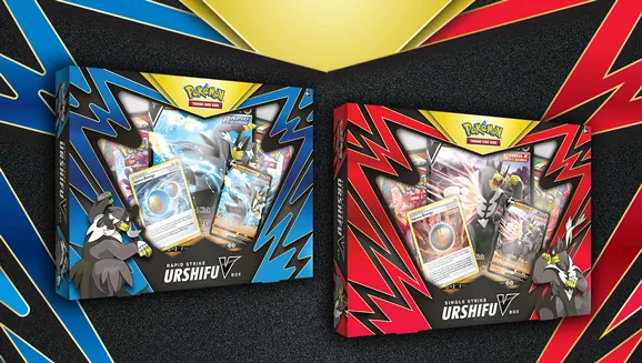 Single Strike Urshifu V Box and Rapid Strike Urshifu V Box — Pokémon TCG Collection / Box
