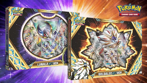 Solgaleo-GX Box and Lunala‑GX Box — Pokémon TCG Collection / Box
