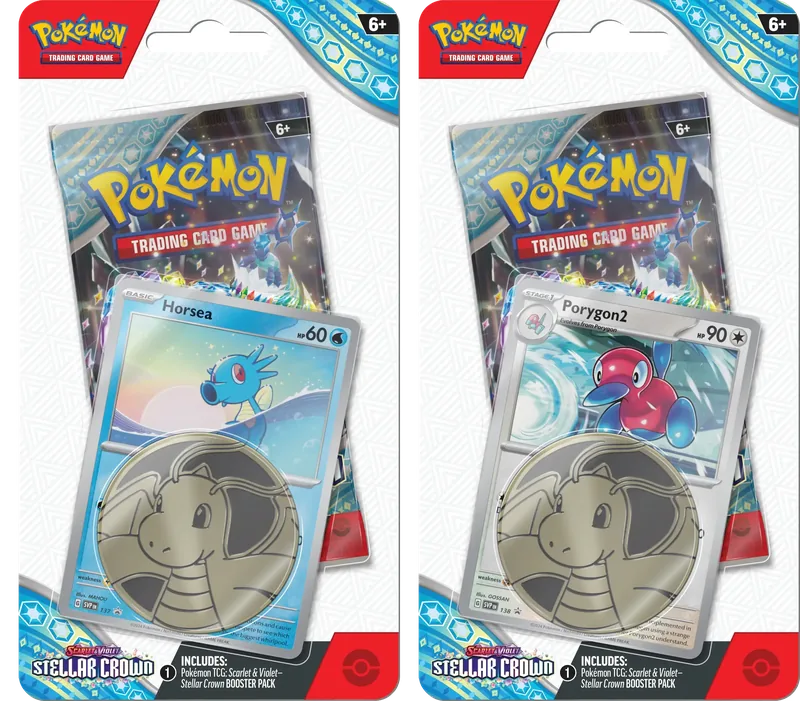 Stellar Crown Checklane Blister — Pokémon TCG Sleeved Booster