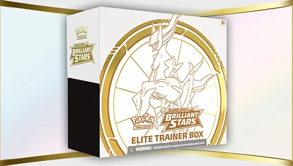 Sword & Shield—Brilliant Stars Elite Trainer Box — Pokémon TCG Elite Trainer Box