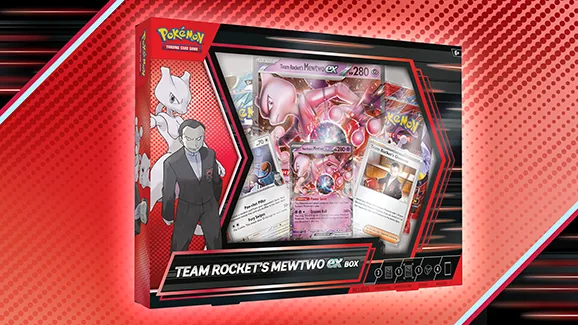 Team Rocket’s Mewtwo ex Box — Pokémon TCG Collection / Box
