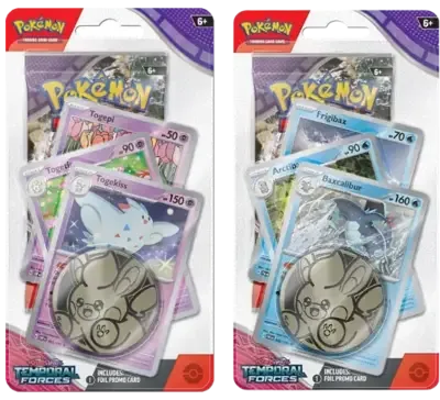 Temporal Forces Premium Checklane Blister — Pokémon TCG Sleeved Booster