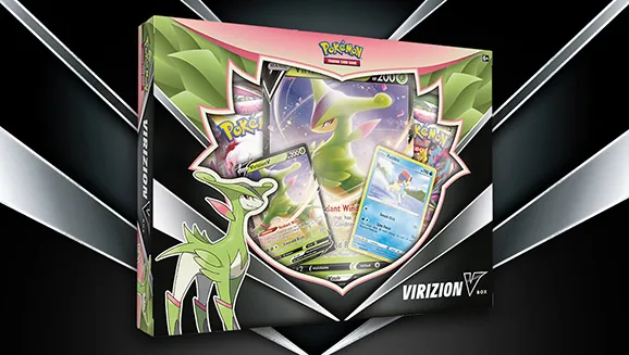 Virizion V Box — Pokémon TCG Collection / Box