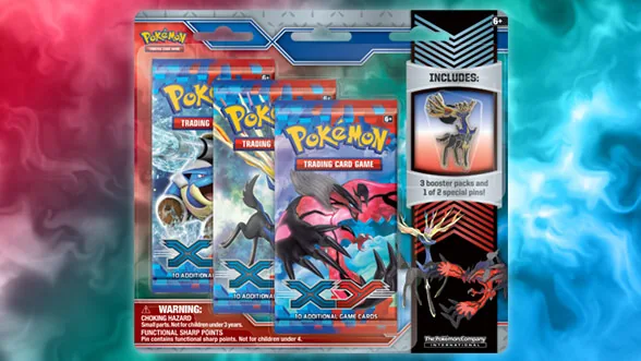 XY Collector Pin 3-Pack — Pokémon TCG Pin Collection