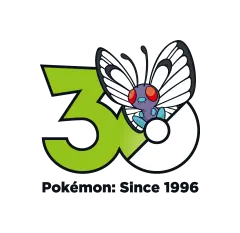 Butterfree Pokémon 30 logo