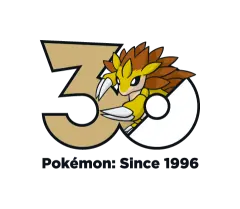 Sandslash Pokémon 30 logo