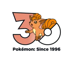 Vulpix Pokémon 30 logo