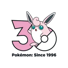 Wigglytuff Pokémon 30 logo
