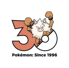 Primeape Pokémon 30 logo