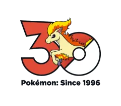 Ponyta Pokémon 30 logo