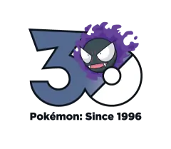 Gastly Pokémon 30 logo