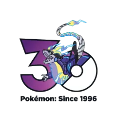 Miraidon Pokémon 30 logo
