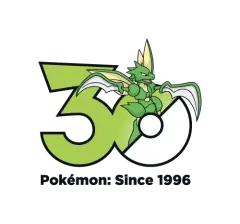 Scyther Pokémon 30 logo