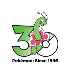 Meganium Pokémon 30 logo