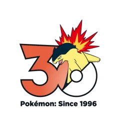 Typhlosion Pokémon 30 logo