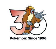 Entei Pokémon 30 logo