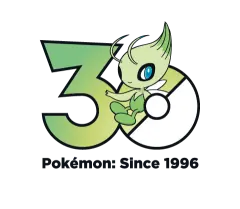 Celebi Pokémon 30 logo