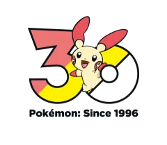 Plusle Pokémon 30 logo