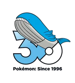Wailord Pokémon 30 logo