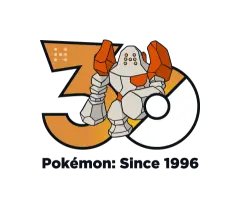 Regirock Pokémon 30 logo