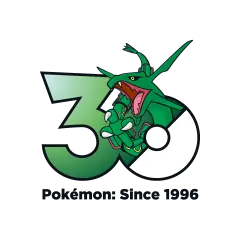 Rayquaza Pokémon 30 logo