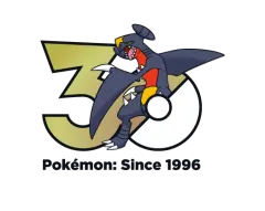 Garchomp Pokémon 30 logo