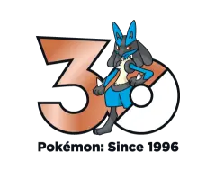 Lucario Pokémon 30 logo