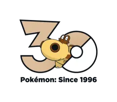 Hippopotas Pokémon 30 logo