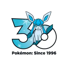 Glaceon Pokémon 30 logo