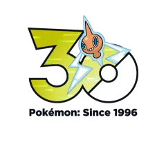 Rotom Pokémon 30 logo