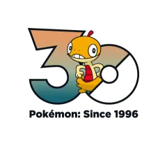 Scraggy Pokémon 30 logo